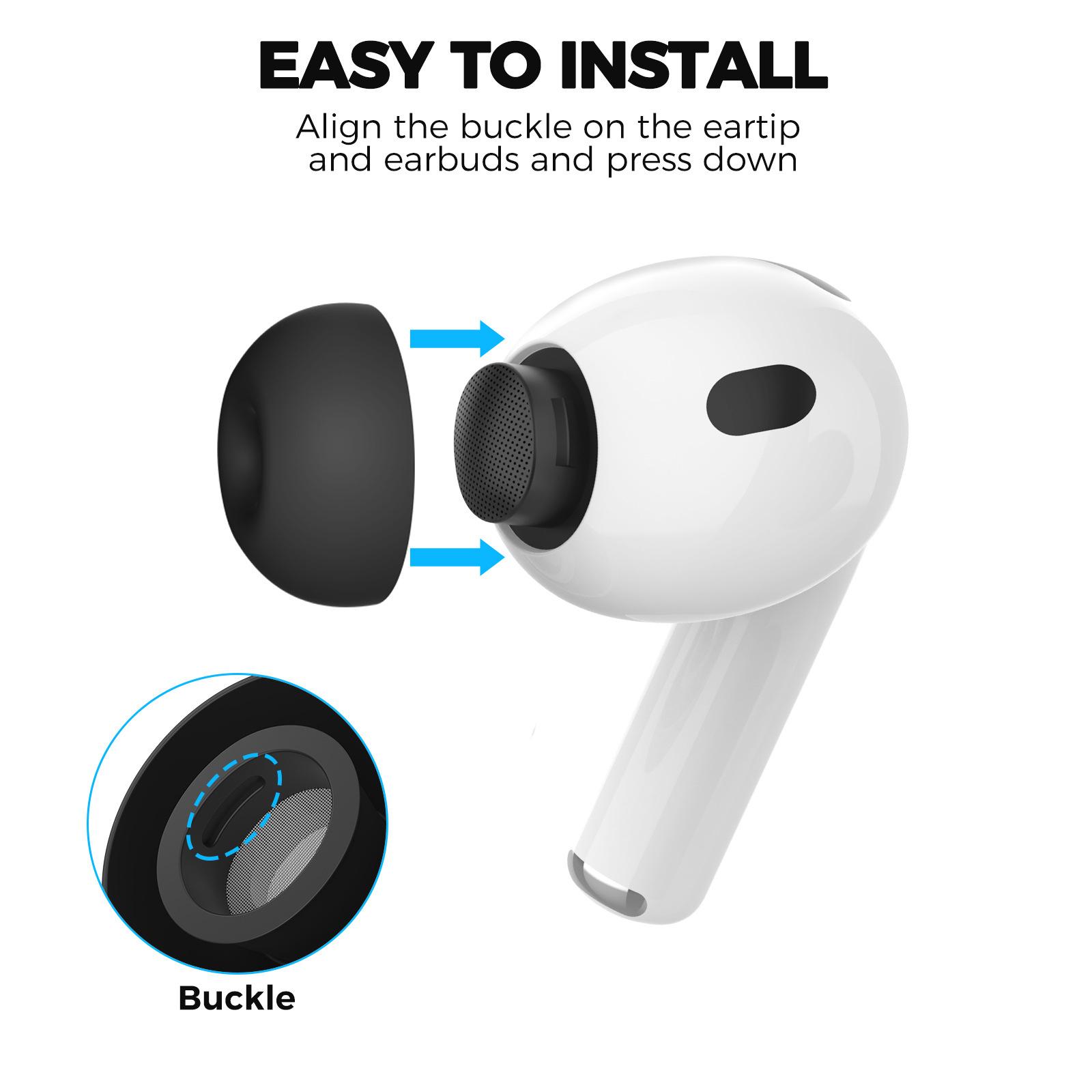 Silicone Ear Tip Replacement - Pour AirPods Pro 3 XDcase 4