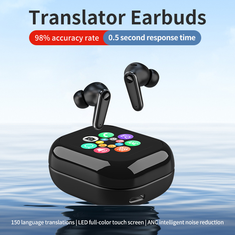 Sports Earphone Hook - Écouteurs de traduction sans fil Bluetooth