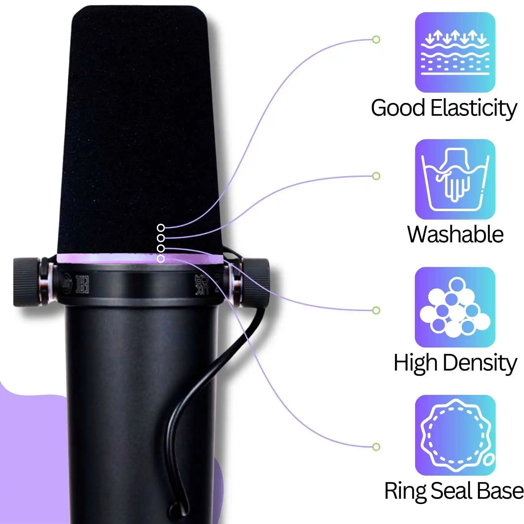 Filtre anti-pop pour micro SM7 - Shure Mic Sm7B avis et prix
